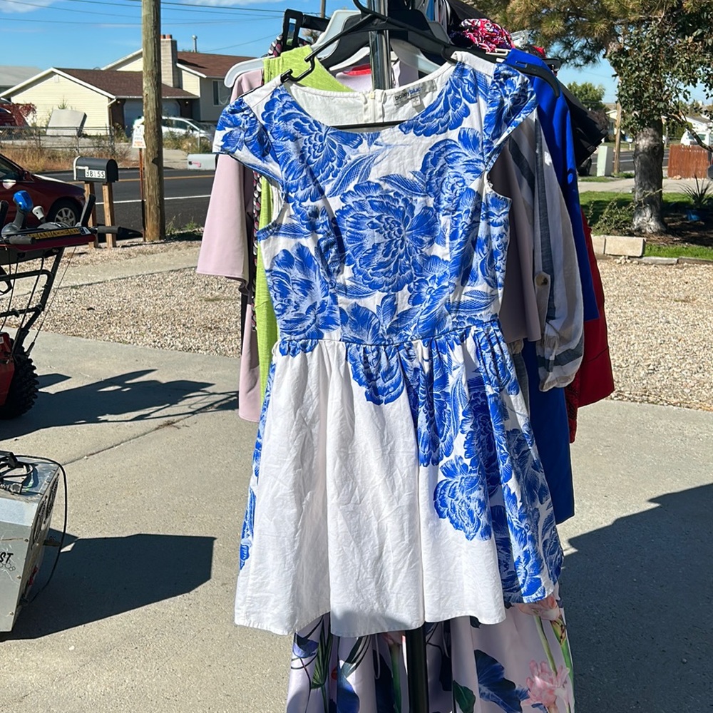 Blue Floral Dress